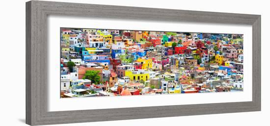 ¡Viva Mexico! Panoramic Collection - Guanajuato Colorful City XII-Philippe Hugonnard-Framed Photographic Print