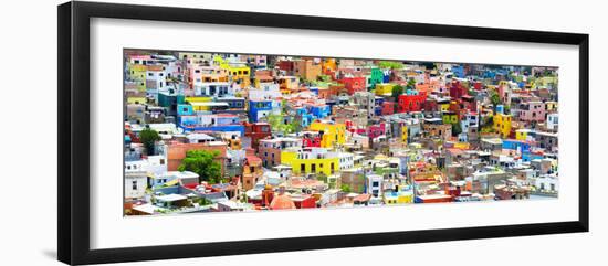 ¡Viva Mexico! Panoramic Collection - Guanajuato Colorful City XII-Philippe Hugonnard-Framed Photographic Print