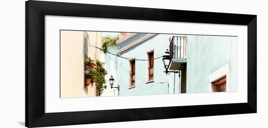 ¡Viva Mexico! Panoramic Collection - Guanajuato Facades II-Philippe Hugonnard-Framed Photographic Print