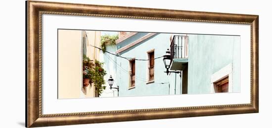 ¡Viva Mexico! Panoramic Collection - Guanajuato Facades II-Philippe Hugonnard-Framed Photographic Print