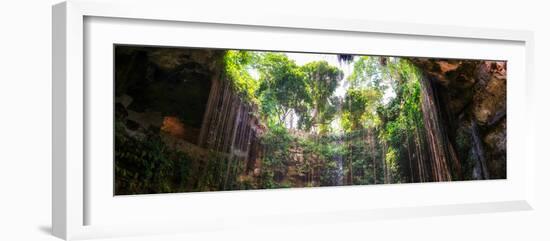 ¡Viva Mexico! Panoramic Collection - Ik-Kil Cenote-Philippe Hugonnard-Framed Photographic Print