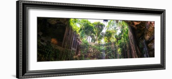 ¡Viva Mexico! Panoramic Collection - Ik-Kil Cenote-Philippe Hugonnard-Framed Photographic Print