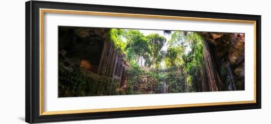 ¡Viva Mexico! Panoramic Collection - Ik-Kil Cenote-Philippe Hugonnard-Framed Photographic Print