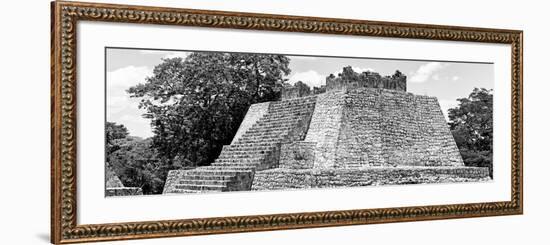 ¡Viva Mexico! Panoramic Collection - Maya Archaeological Site - Campeche II-Philippe Hugonnard-Framed Photographic Print