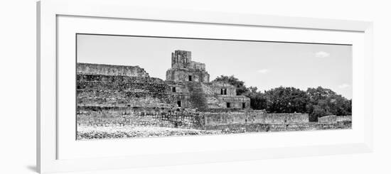 ¡Viva Mexico! Panoramic Collection - Maya Archaeological Site - Edzna V-Philippe Hugonnard-Framed Photographic Print