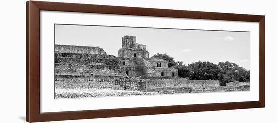 ¡Viva Mexico! Panoramic Collection - Maya Archaeological Site - Edzna V-Philippe Hugonnard-Framed Photographic Print