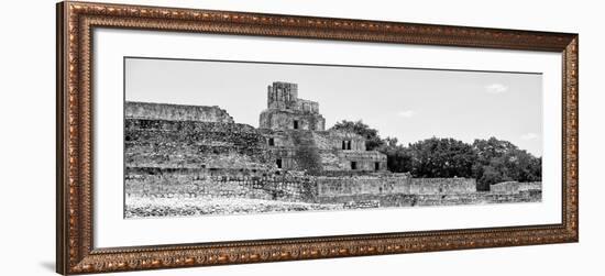 ¡Viva Mexico! Panoramic Collection - Maya Archaeological Site - Edzna V-Philippe Hugonnard-Framed Photographic Print