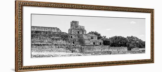 ¡Viva Mexico! Panoramic Collection - Maya Archaeological Site - Edzna V-Philippe Hugonnard-Framed Photographic Print