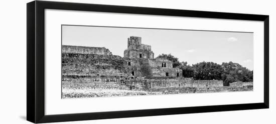 ¡Viva Mexico! Panoramic Collection - Maya Archaeological Site - Edzna V-Philippe Hugonnard-Framed Photographic Print