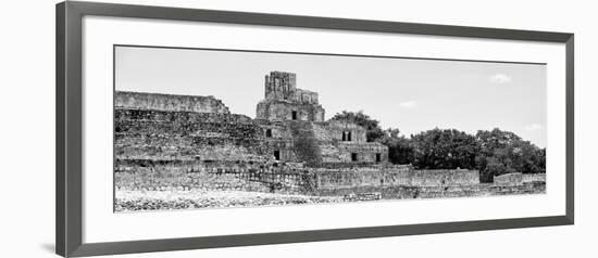 ¡Viva Mexico! Panoramic Collection - Maya Archaeological Site - Edzna V-Philippe Hugonnard-Framed Photographic Print