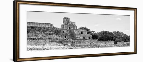 ¡Viva Mexico! Panoramic Collection - Maya Archaeological Site - Edzna V-Philippe Hugonnard-Framed Photographic Print