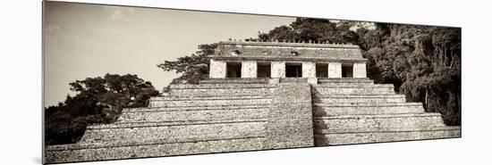 ¡Viva Mexico! Panoramic Collection - Mayan Temple of Inscriptions - Palenque IV-Philippe Hugonnard-Mounted Photographic Print