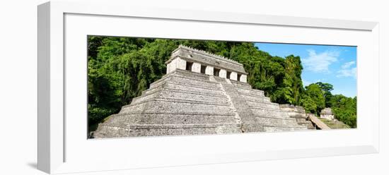 ¡Viva Mexico! Panoramic Collection - Mayan Temple of Inscriptions - Palenque VI-Philippe Hugonnard-Framed Photographic Print