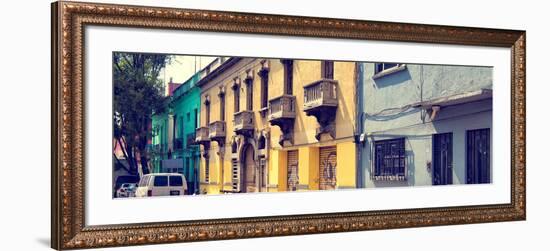 ¡Viva Mexico! Panoramic Collection - Mexico City Architecture-Philippe Hugonnard-Framed Photographic Print