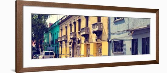 ¡Viva Mexico! Panoramic Collection - Mexico City Architecture-Philippe Hugonnard-Framed Photographic Print