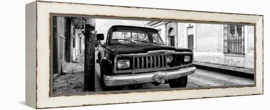 ¡Viva Mexico! Panoramic Collection - Old Jeep in San Cristobal de Las Casas I-Philippe Hugonnard-Framed Premier Image Canvas