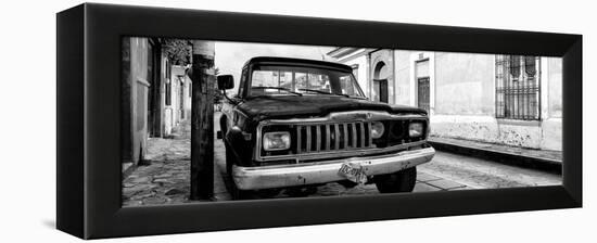 ¡Viva Mexico! Panoramic Collection - Old Jeep in San Cristobal de Las Casas I-Philippe Hugonnard-Framed Premier Image Canvas
