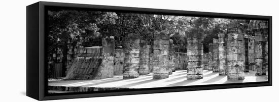 ¡Viva Mexico! Panoramic Collection - One Thousand Mayan Columns - Chichen Itza-Philippe Hugonnard-Framed Premier Image Canvas