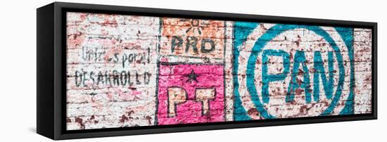 ¡Viva Mexico! Panoramic Collection - "PAN" Street Art III-Philippe Hugonnard-Framed Premier Image Canvas
