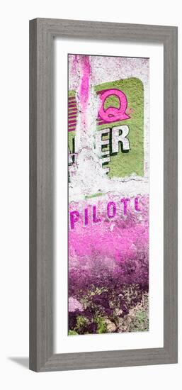 ¡Viva Mexico! Panoramic Collection - Pink Grunge Wall II-Philippe Hugonnard-Framed Photographic Print