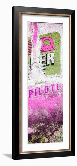 ¡Viva Mexico! Panoramic Collection - Pink Grunge Wall II-Philippe Hugonnard-Framed Photographic Print