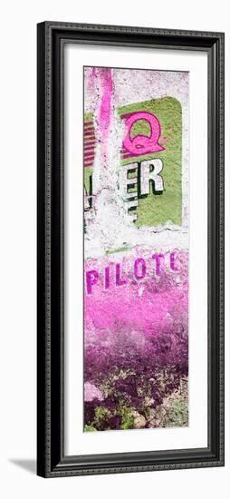 ¡Viva Mexico! Panoramic Collection - Pink Grunge Wall II-Philippe Hugonnard-Framed Photographic Print