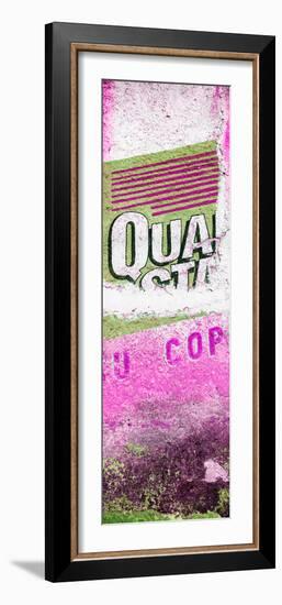 ¡Viva Mexico! Panoramic Collection - Pink Grunge Wall-Philippe Hugonnard-Framed Photographic Print