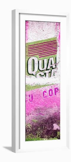 ¡Viva Mexico! Panoramic Collection - Pink Grunge Wall-Philippe Hugonnard-Framed Photographic Print