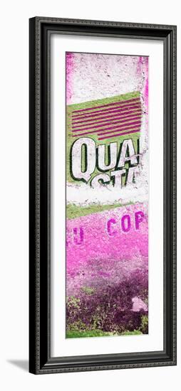 ¡Viva Mexico! Panoramic Collection - Pink Grunge Wall-Philippe Hugonnard-Framed Photographic Print