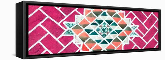 ¡Viva Mexico! Panoramic Collection - Pink Mosaics-Philippe Hugonnard-Framed Premier Image Canvas