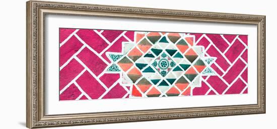 ¡Viva Mexico! Panoramic Collection - Pink Mosaics-Philippe Hugonnard-Framed Photographic Print