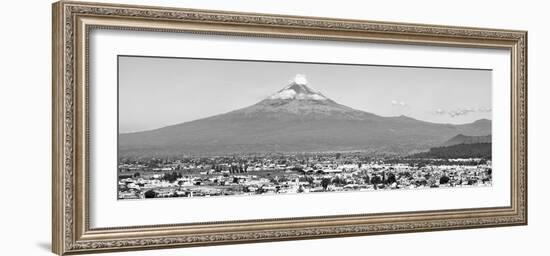 ¡Viva Mexico! Panoramic Collection - Popocatepetl Volcano in Puebla I-Philippe Hugonnard-Framed Photographic Print