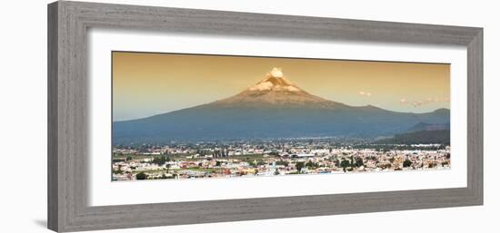 ¡Viva Mexico! Panoramic Collection - Popocatepetl Volcano in Puebla II-Philippe Hugonnard-Framed Photographic Print