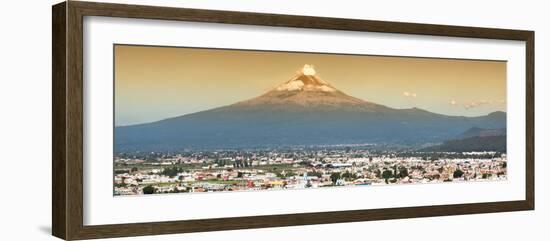 ¡Viva Mexico! Panoramic Collection - Popocatepetl Volcano in Puebla II-Philippe Hugonnard-Framed Photographic Print