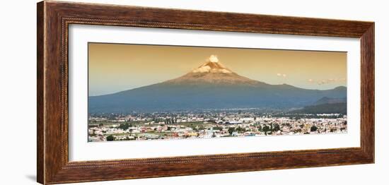 ¡Viva Mexico! Panoramic Collection - Popocatepetl Volcano in Puebla II-Philippe Hugonnard-Framed Photographic Print