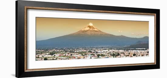 ¡Viva Mexico! Panoramic Collection - Popocatepetl Volcano in Puebla II-Philippe Hugonnard-Framed Photographic Print