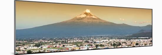 ¡Viva Mexico! Panoramic Collection - Popocatepetl Volcano in Puebla II-Philippe Hugonnard-Mounted Photographic Print