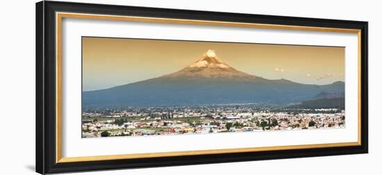 ¡Viva Mexico! Panoramic Collection - Popocatepetl Volcano in Puebla II-Philippe Hugonnard-Framed Photographic Print