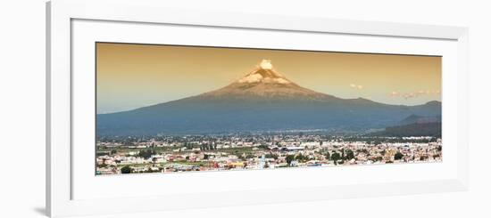 ¡Viva Mexico! Panoramic Collection - Popocatepetl Volcano in Puebla II-Philippe Hugonnard-Framed Photographic Print
