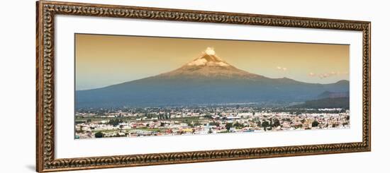 ¡Viva Mexico! Panoramic Collection - Popocatepetl Volcano in Puebla II-Philippe Hugonnard-Framed Photographic Print