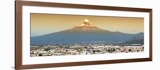 ¡Viva Mexico! Panoramic Collection - Popocatepetl Volcano in Puebla II-Philippe Hugonnard-Framed Photographic Print