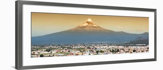 ¡Viva Mexico! Panoramic Collection - Popocatepetl Volcano in Puebla II-Philippe Hugonnard-Framed Photographic Print