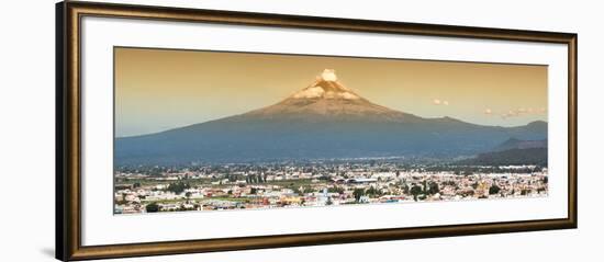 ¡Viva Mexico! Panoramic Collection - Popocatepetl Volcano in Puebla II-Philippe Hugonnard-Framed Photographic Print