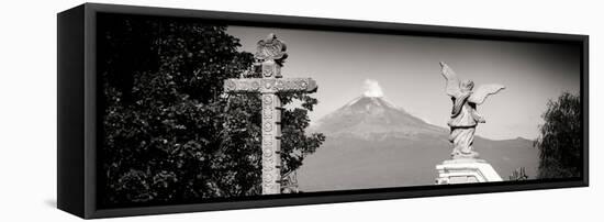 ¡Viva Mexico! Panoramic Collection - Popocatepetl Volcano in Puebla VII-Philippe Hugonnard-Framed Premier Image Canvas