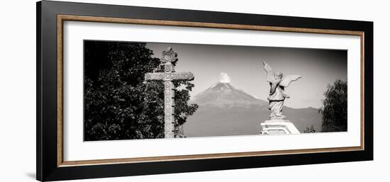 ¡Viva Mexico! Panoramic Collection - Popocatepetl Volcano in Puebla VII-Philippe Hugonnard-Framed Photographic Print