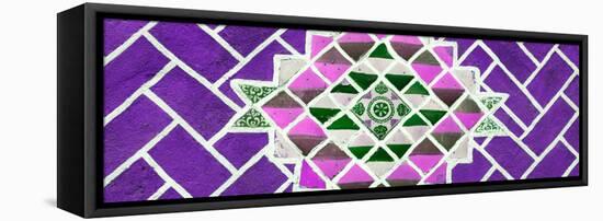 ¡Viva Mexico! Panoramic Collection - Purple Mosaics-Philippe Hugonnard-Framed Premier Image Canvas