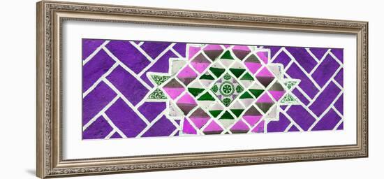 ¡Viva Mexico! Panoramic Collection - Purple Mosaics-Philippe Hugonnard-Framed Photographic Print