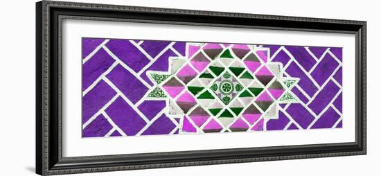 ¡Viva Mexico! Panoramic Collection - Purple Mosaics-Philippe Hugonnard-Framed Photographic Print