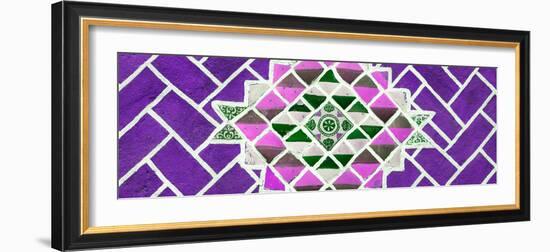 ¡Viva Mexico! Panoramic Collection - Purple Mosaics-Philippe Hugonnard-Framed Photographic Print