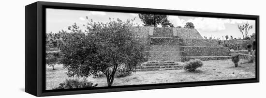 ¡Viva Mexico! Panoramic Collection - Pyramid of Cantona Archaeological Ruins II-Philippe Hugonnard-Framed Premier Image Canvas